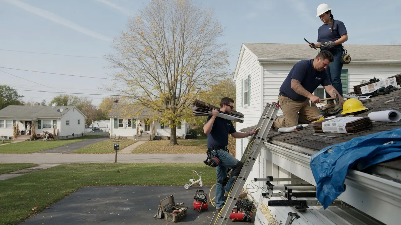 Local Roofing Contractors in Gibson City, IL near me